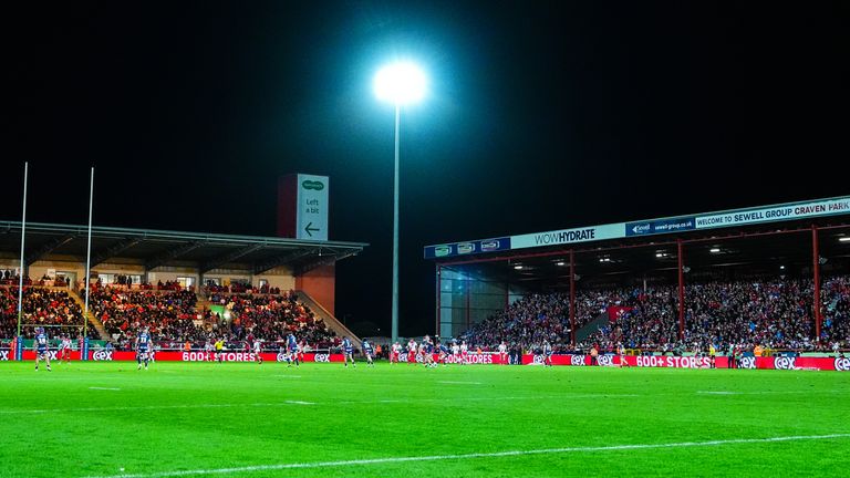 Saturday's Super League play-off semi-final between Hull KR and St Helens took place at Sewell Group Craven Park in Hull (SWPix.com)