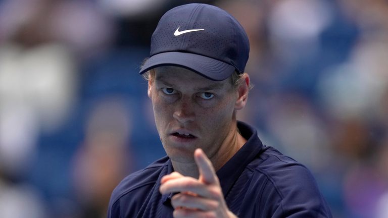 Jannik Sinner, China Open 2025 (Associated Press)