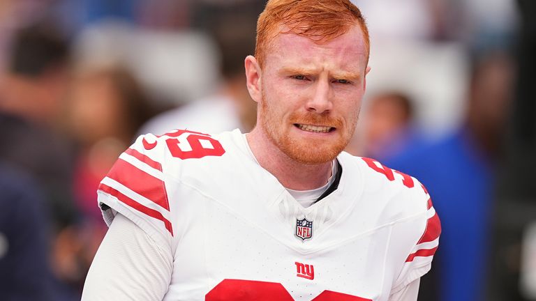 New York Giants released Jude McAtamney after Sunday's misses