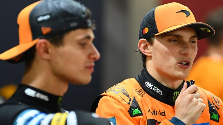 Lando Norris and Oscar Piastri