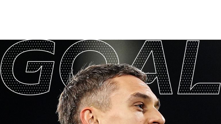 Leandro Trossard celebrates scoring for Arsenal against Fulham