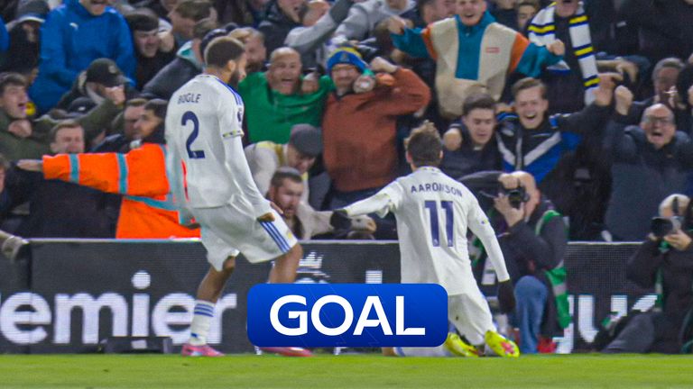 Leeds score against West Ham