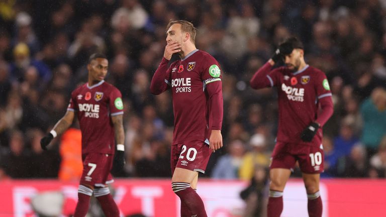 West Ham feel to another defeat in Leeds