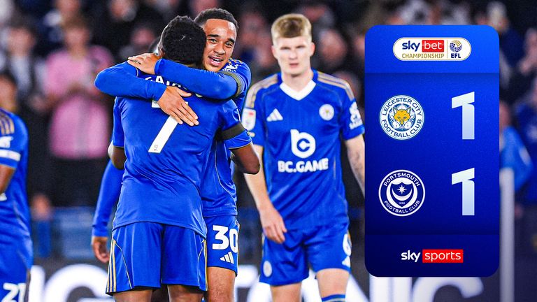 Leicester 1-1 Portsmouth