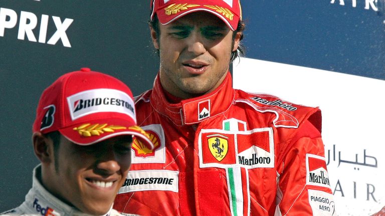 Lewis Hamilton e Felipe Massa lutaram pelo Campeonato de Pilotos de Fórmula 1 de 2008