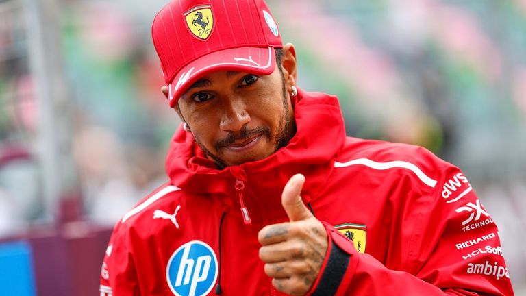 #44 Lewis Hamilton (GBR, Scuderia Ferrari HP), F1 Grand Prix of Azerbaijan at Baku City Circuit on September 21, 2025 in Baku, Azerbaijan. (Photo by HOCH ZWEI) Photo by: HOCH ZWEI/picture-alliance/dpa/AP Images