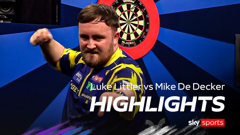 World Grand Prix | Luke Littler vs Mike De Decker highlights