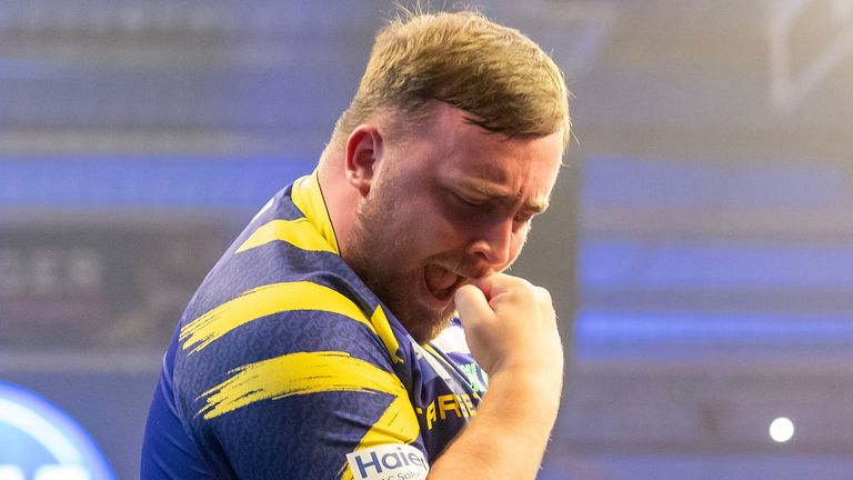 Luke Littler at the World Grand Prix Darts 2025