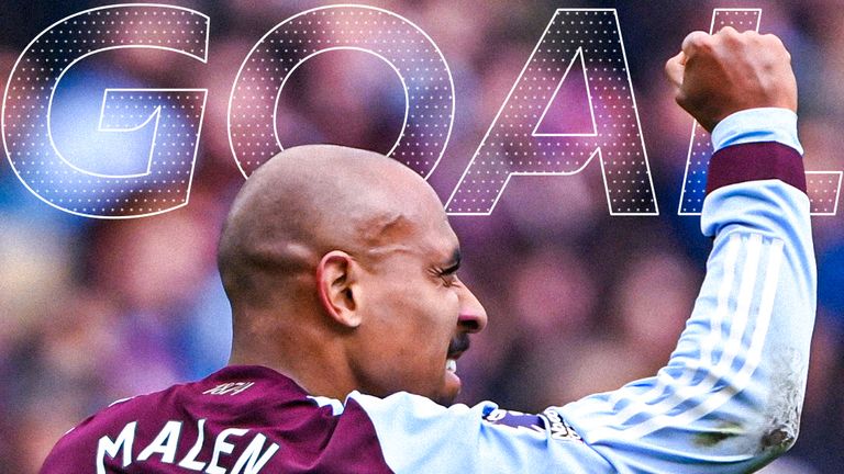 Villa score through Malen