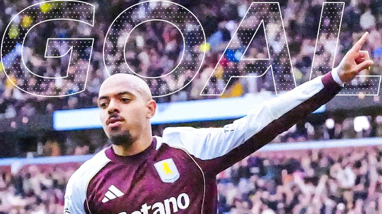 Malen scores his second for Villa