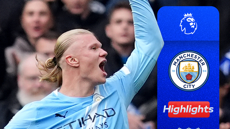 Man City vs Everton vertical highlights