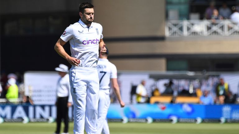 England's Mark Wood, Test cricket (Associated Press)