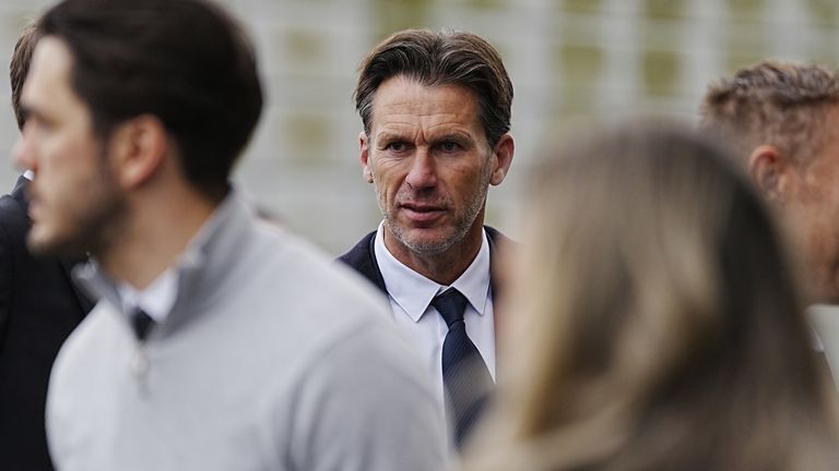 Liverpool Women manager Gareth Taylor attended the funeral of Matt Beard