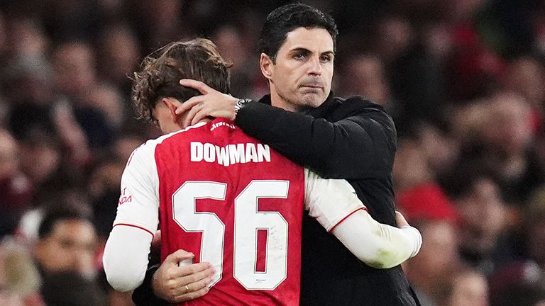 Max Dowman impressionou Mikel Arteta em sua primeira partida no Arsenal contra o Brighton