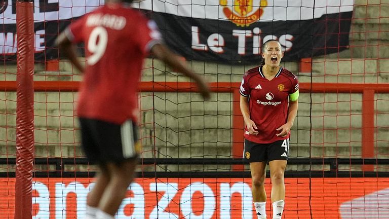 Man Utd are the only WSL to win their first game of the Champions League league phase
