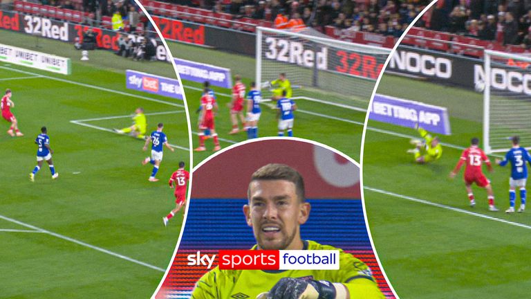 Boro&#39;s Palmer makes a series of impressive saves.