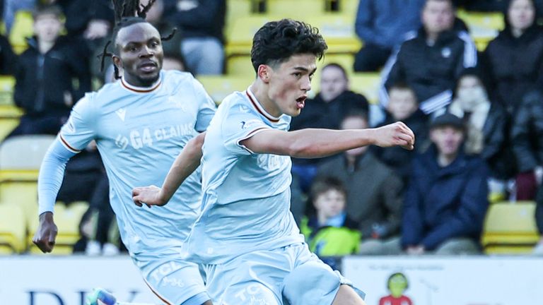 Motherwell's Elijah Just scored a late winner at Livingston