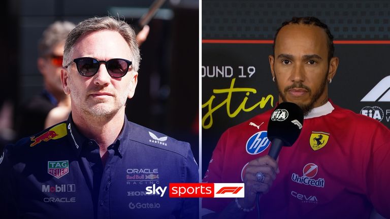 Lewis Hamilton believes rumors linking former Red Bull team principal Christian Horner with a move to Ferrari are a 