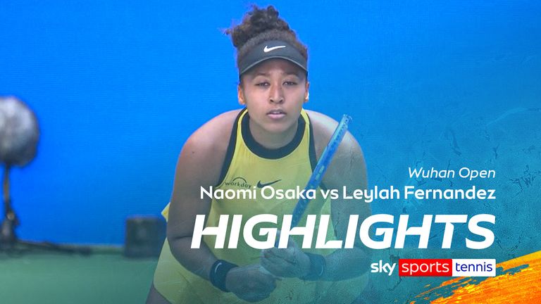 naomi osaka vs Leylah Fernandez highlights