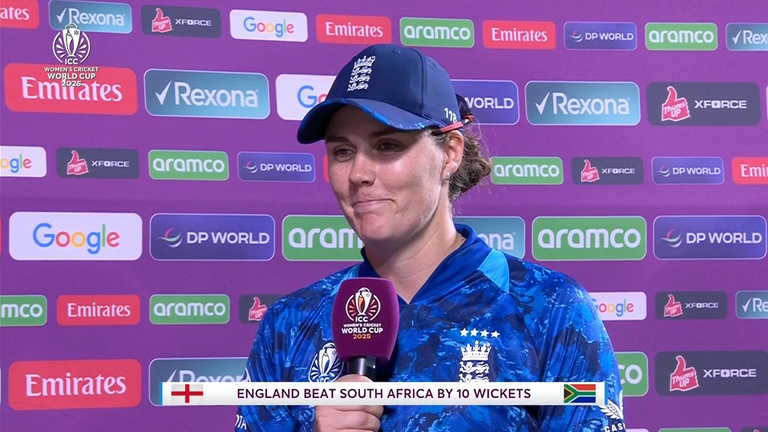 England captain Nat Sciver-Brunt