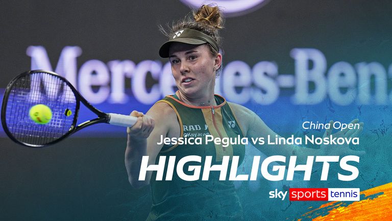 Linda Noskova defeats Jessica Pegula in the China Open