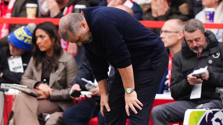 Ange Postecoglou sacked by Nottingham Forest after 39 days in charge of Premier League club