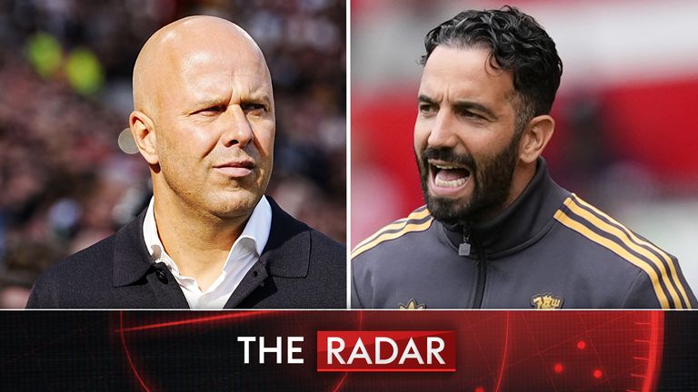 Arne Slot and Ruben Amorim