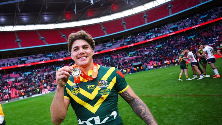 Reece Walsh put in a player of the match performance in the opening Ashes Test