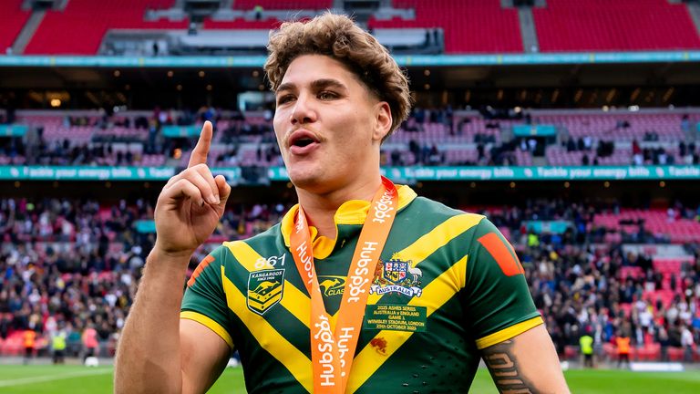 Reece Walsh stood up in both attack and defence on his Kangaroos debut