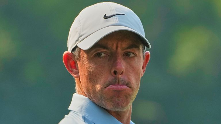 Rory McIlroy durante o DP World India Championship (Associated Press)