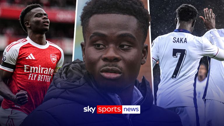 Saka on Arsenal and England