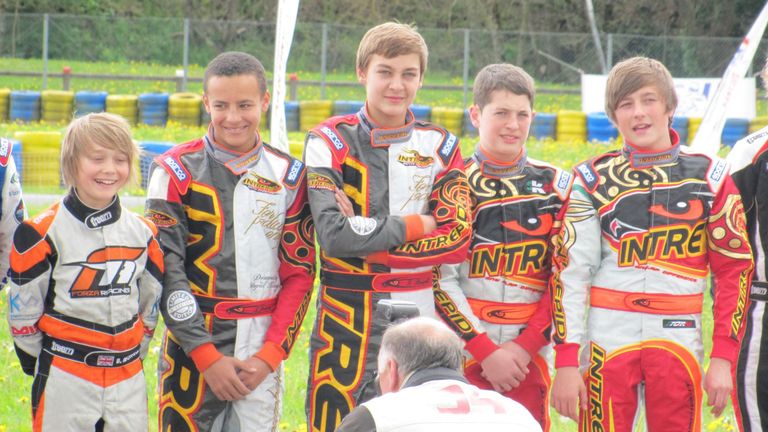 Oram-Jones between Billy Monger and George Russell 