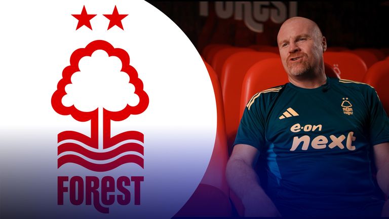 Sean Dyche gives his first interview as Nottingham Forest boss as he joins the club in which he came through the youth ranks as a player. Images: Nottingham Forest 