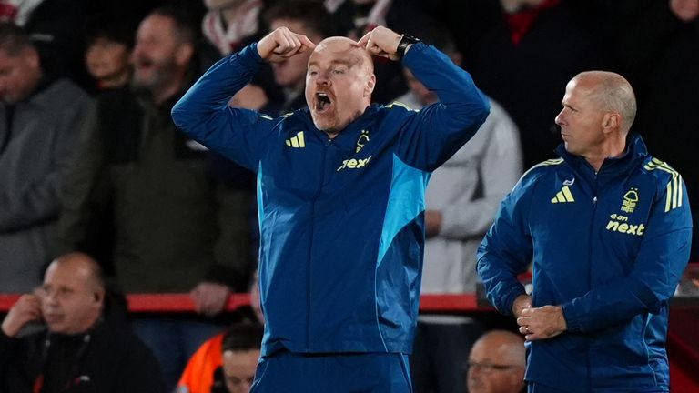 Sean Dyche remained calm as Nottingham Forest took the lead against Porto