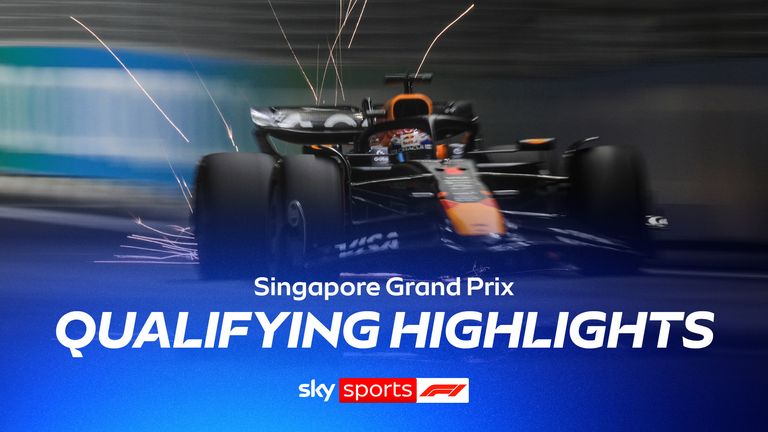 Highlights from qualifying at the Singapore Grand Prix.