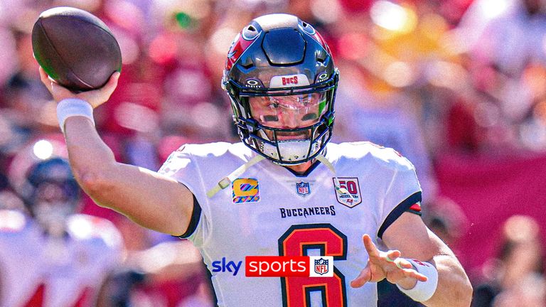 Tampa Bay Buccaneers quarter-back Baker Mayfield.