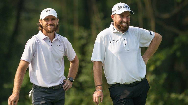Tommy Fleetwood leads the DP World India Championship and has Shane Lowry hot on his tail