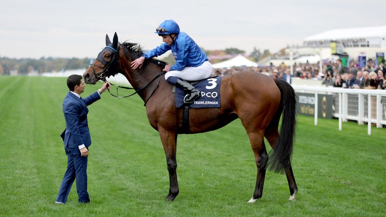 Trawlerman and winning rider, William Buick