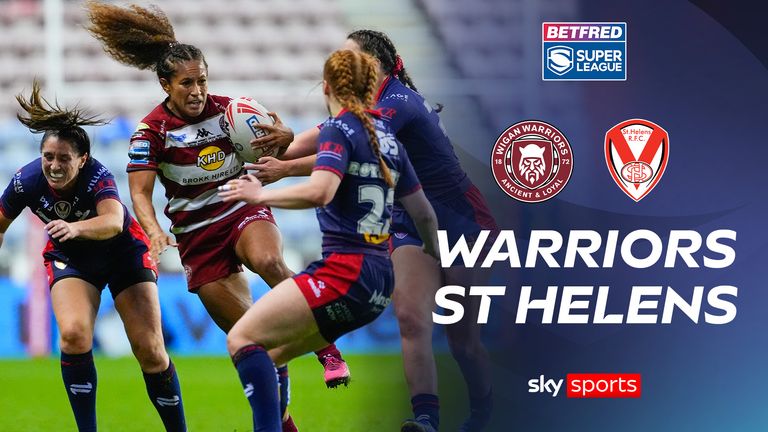 Highlights of the Women&#39;s Super League final between Wigan Warriors and St Helens. Image: SWpix