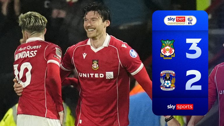 Wrexham 3-2 Coventry highlights