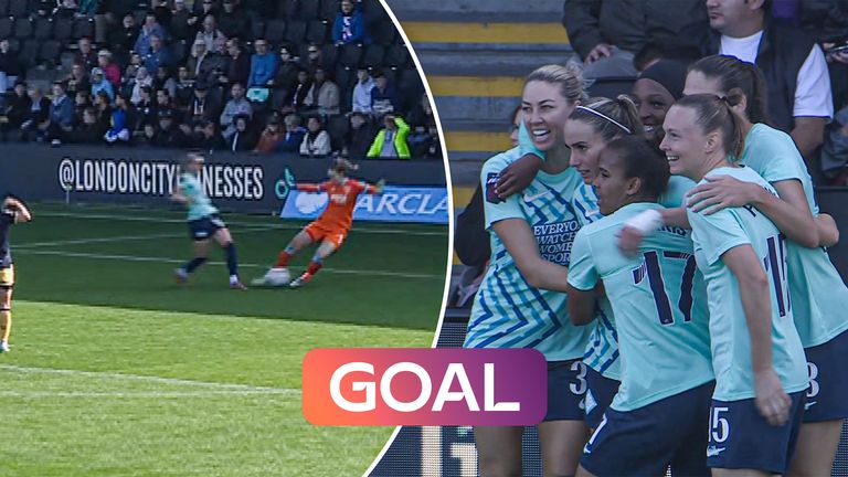 London City Lionesses take the lead.