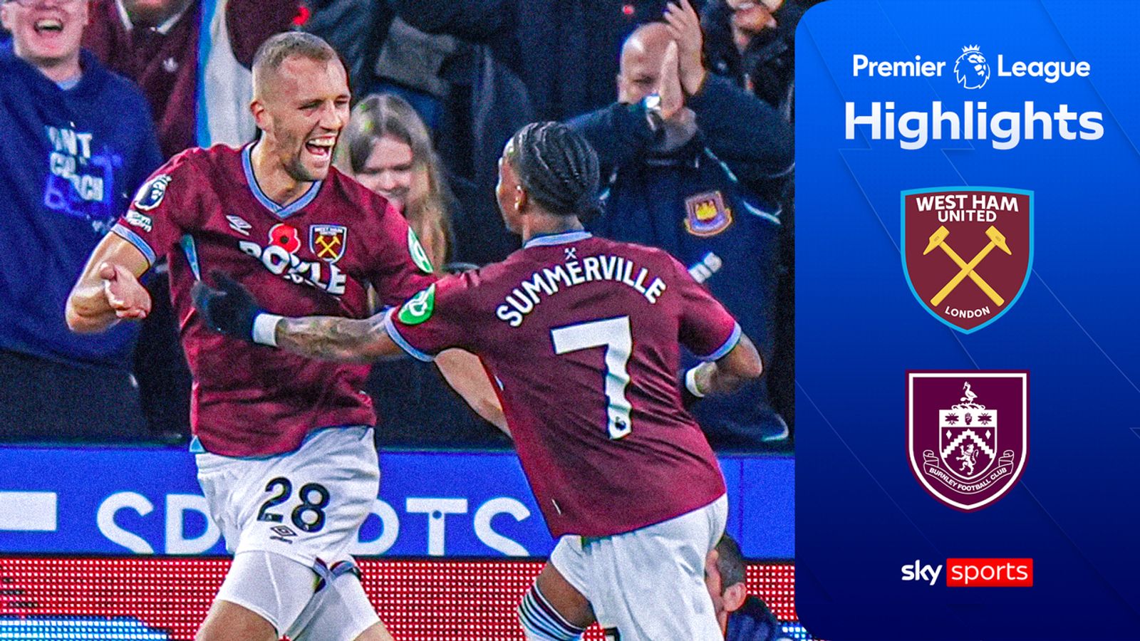 ภาพประกอบข่าว: West Ham 3 -2 Burnley