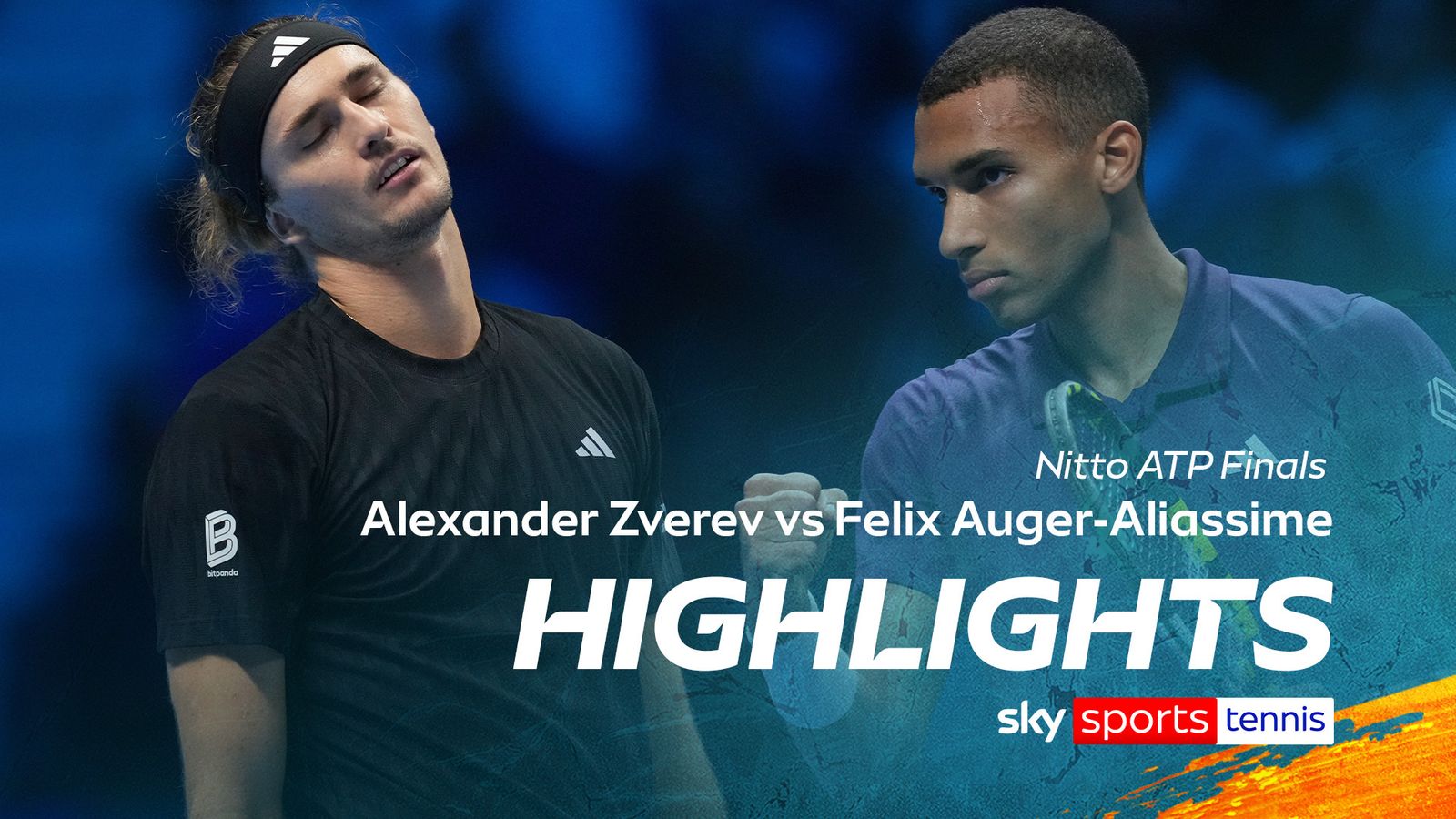 Alexander Zverev vs Felix Auger-Aliassime | ATP finals highlights ...