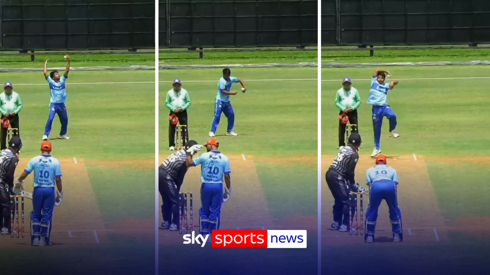 The STRANGEST bowling action you have ever seen...?