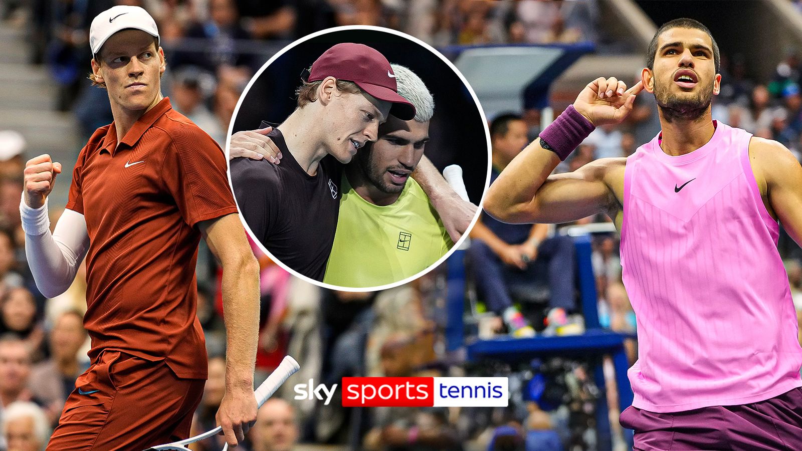 Carlos Alcaraz vs Jannik Sinner | Best points of 2025 between top two in the world