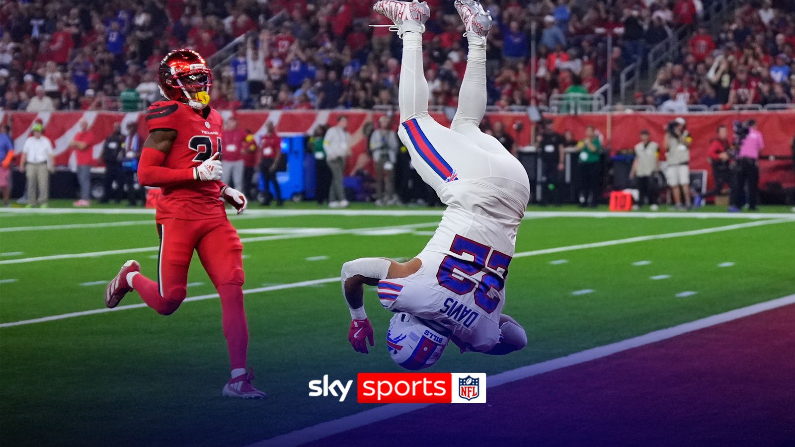 Buffalo Bills @ Houston Texans: 97-YARD TD! Ray Davis delivers sensational kick-return and celeb!