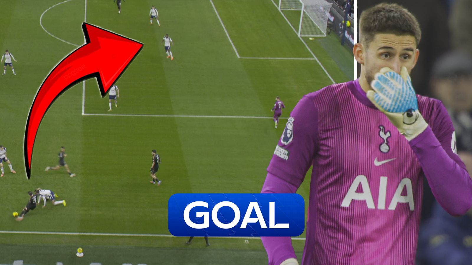 Goal H Wilson (6) Tottenham Hotspur 0 - 2 Fulham - Sky Sports