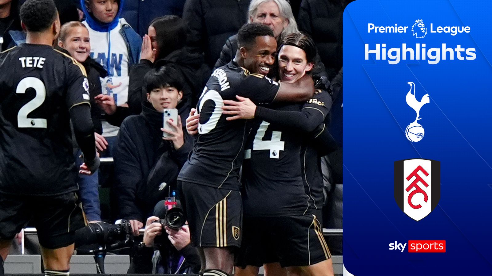 Spurs 1-2 Fulham | Premier League highlights - Sky Sports