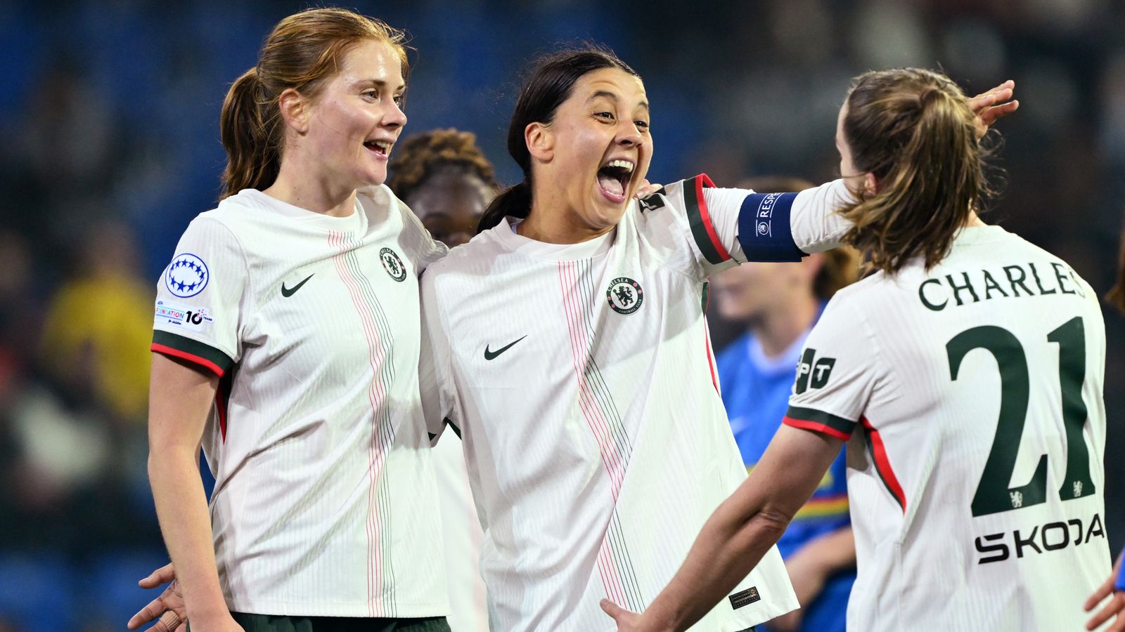 Image for Women's Champions League LIVE! Chelsea vs Roma and Man Utd vs Lyon match updates and latest score