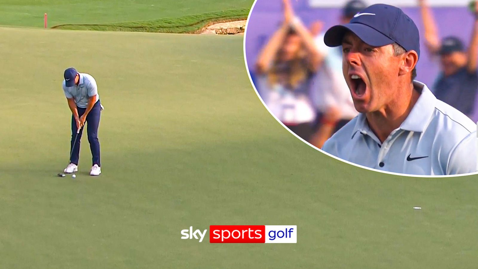 DP World Tour Championship: Rory McIlroy sinks sensational eagle putt to send it to a play-off!